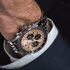 Breitling horloge met een kast in staal, met een wijzerplaat in het rosé en een diameter van 43 mm - thumb