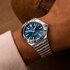 Breitling horloge met een kast in staal, met een wijzerplaat in het blauw en een diameter van 40 mm - thumb