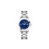 Longines horloge met een kast in staal, met een wijzerplaat in het blauw met briljant en een diameter van 29.5 mm - thumb