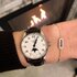 Longines horloge met een kast in staal, met een wijzerplaat in het wit en een diameter van 34 mm - thumb