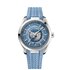 Omega horloge met een kast in staal, met een wijzerplaat in het blauw en een diameter van 43 mm - thumb