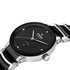 Rado horloge met een kast in staal, met een wijzerplaat in het zwart met briljant en een diameter van 30.5 mm - thumb