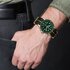Rado horloge met een kast in brons, met een wijzerplaat in het groen en een diameter van 42 mm - thumb