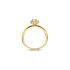 The Exclusive Collection verlovingsring in geel goud 18kt met briljant (ronde diamant) van 0,30 karaat als hoofdsteen omringd door briljanten van 0,32 karaat - thumb