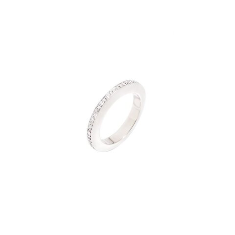 DoDo ring in wit goud 9kt met briljant van 0,30 karaat