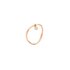 DoDo ring in rosé goud 9kt met briljant van 0,03 karaat - thumb