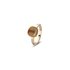 Bigli ring in rosé goud 18kt met quartz madeira omringd door briljanten van 0,02 karaat - thumb