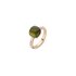 Bigli ring in rosé goud 18kt met amethist & toermalijn omringd door briljanten van 0,02 karaat - thumb