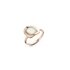 Bigli ring in rosé goud 18kt met parelmoer - thumb