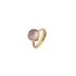 Ole Lynggaard ring in geel goud 18kt met quartz rose - thumb
