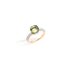 Pomellato ring in rosé goud 18kt met prasioliet omringd door briljanten van 0,46 karaat - thumb