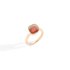 Pomellato ring in rosé goud 18kt met quartz citrien & carneool - thumb