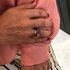 Pomellato ring in rosé goud 18kt met amethist & parelmoer grijs - thumb