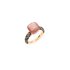 Pomellato ring in rosé goud 18kt met maansteen omringd door bruine briljanten van 0,76 karaat - thumb