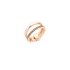 Pomellato ring in rosé goud 18kt met bruine briljant van 0,40 karaat - thumb
