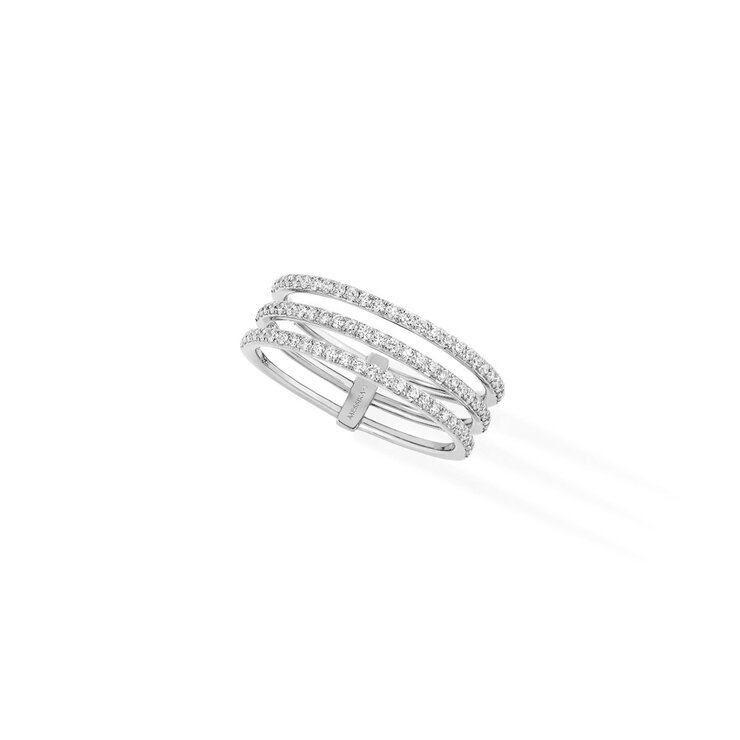 Messika ring in wit goud 18kt met briljant van 0,41 karaat