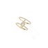 Messika ring in geel goud 18kt met briljant van 0,10 karaat als hoofdsteen omringd door briljanten van 0,30 karaat - thumb