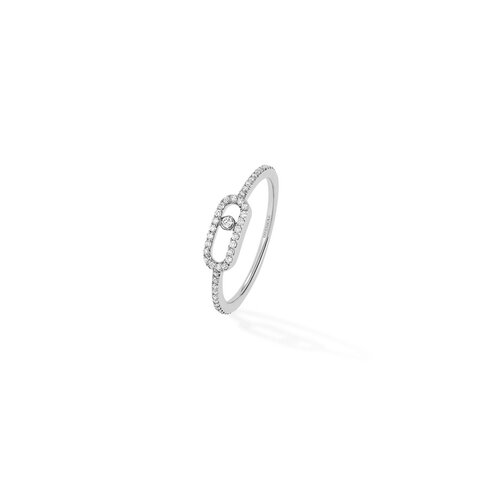Messika ring in wit goud 18kt met briljant van 0,15 karaat