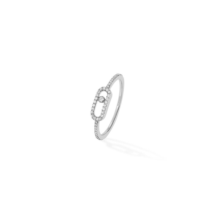 Messika ring in wit goud 18kt met briljant van 0,15 karaat