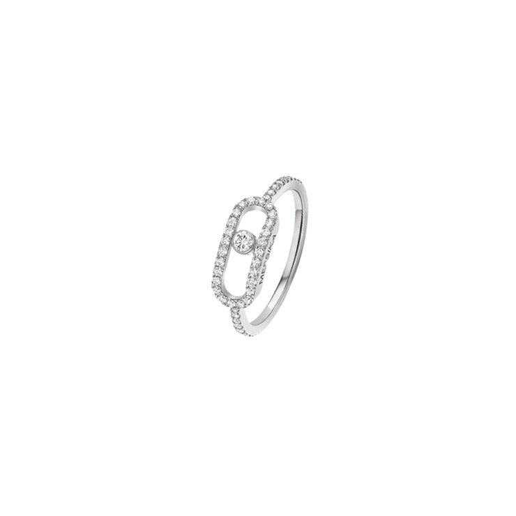 Messika ring in wit goud 18kt met briljant van 0,31 karaat