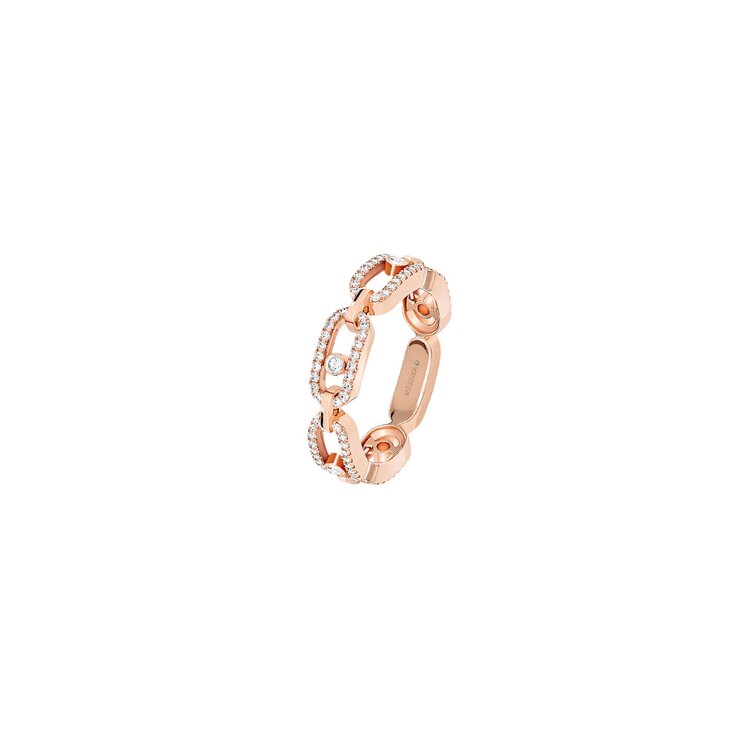 Messika ring in rosé goud 18kt met briljant van 0,46 karaat