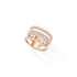 Messika ring in rosé goud 18kt met briljant van 1,09 karaat - thumb