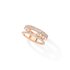 Messika ring in rosé goud 18kt met briljant van 0,65 karaat - thumb