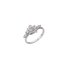 Atelier P. verlovingsring in wit goud 18kt met briljant (ronde diamant) van 0,25 karaat en diamant - thumb