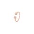 dinh van ring in rosé goud 18kt met briljant van 0,14 karaat - thumb
