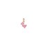 DoDo hanger in rosé goud 9kt met email - thumb