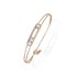 Messika armband in rosé goud 18kt met briljant van 0,65 karaat - thumb