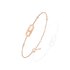 Messika armband in rosé goud 18kt met briljant van 0,05 karaat - thumb