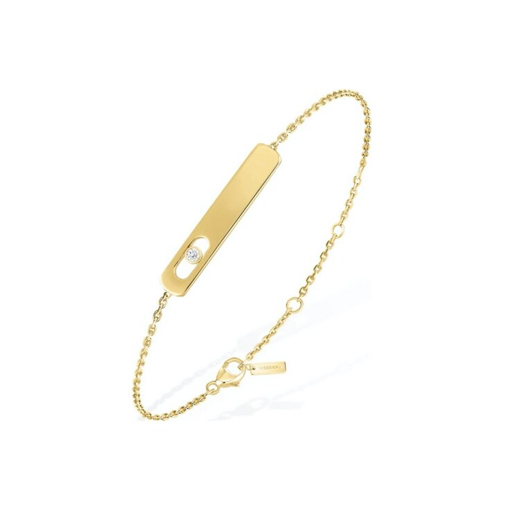 Messika armband in geel goud 18kt met briljant van 0,03 karaat