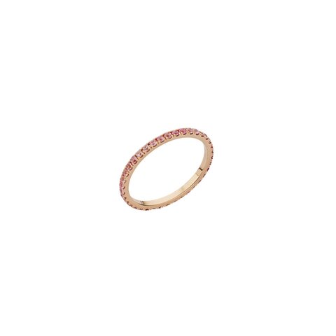 Atelier P. ring in rosé goud 18kt met saffier