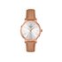 Tissot horloge met een kast in rosé verguld, met een wijzerplaat in het wit en een diameter van 34 mm - thumb