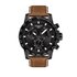 Tissot horloge met een kast in staal, met een wijzerplaat in het zwart en een diameter van 45.5 mm - thumb