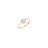 DoDo ring in geel goud 18kt met briljant van 0,07 karaat - thumb