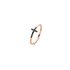 Casteur by Casteur ring in rosé goud 18kt met zwarte briljant van 0,06 karaat - thumb