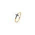 Casteur by Casteur ring in geel goud 18kt met zwarte briljant van 0,06 karaat - thumb