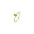 Casteur by Casteur ring in geel goud 18kt met peridoot omringd door briljanten van 0,07 karaat - thumb