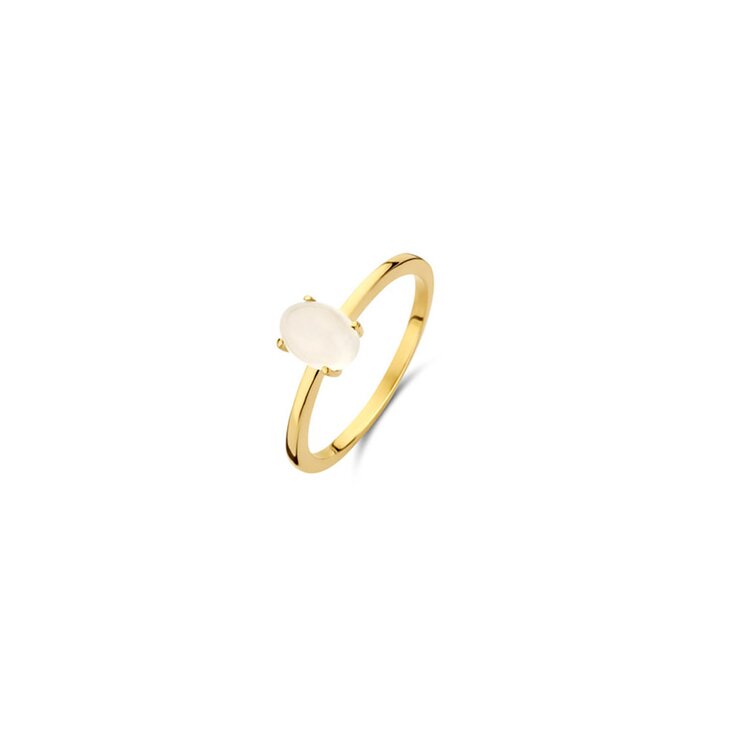 Casteur by Casteur ring in geel goud 18kt met maansteen