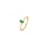 Casteur by Casteur ring in geel goud 18kt met smaragd - thumb