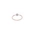 Burato Gioilelli ring in rosé goud 18kt met briljant van 0,04 karaat - thumb