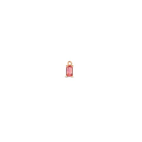 Casteur by Casteur oorring in rosé goud 18kt met toermalijn