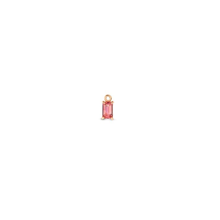 Casteur by Casteur oorring in rosé goud 18kt met toermalijn