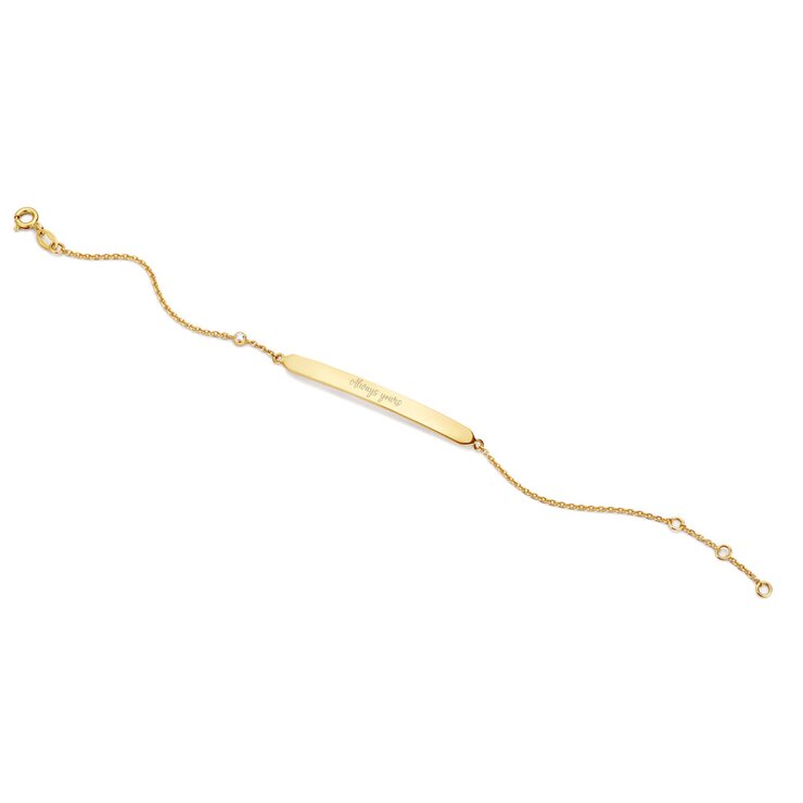 Casteur by Casteur armband in geel goud 18kt met briljant van 0,03 karaat
