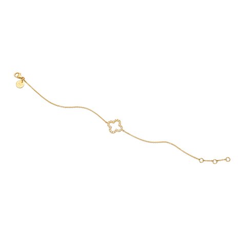 Casteur by Casteur armband in geel goud 18kt met briljant van 0,14 karaat