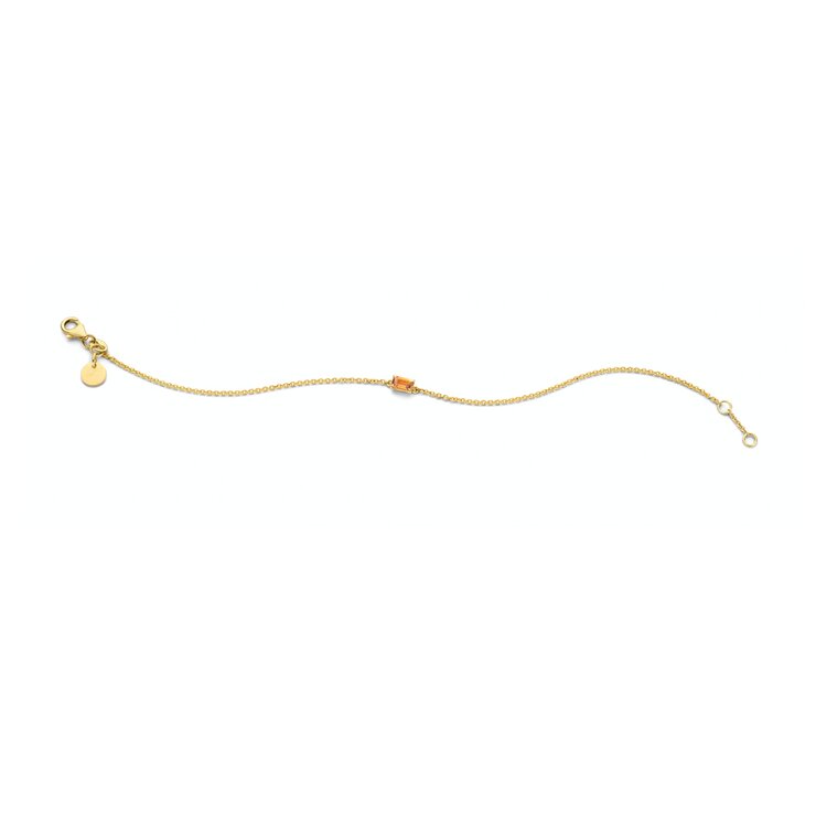 Casteur by Casteur armband in geel goud 18kt met quartz citrien