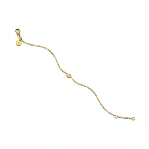 Casteur by Casteur armband in geel goud 18kt met briljant van 0,04 karaat