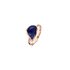 Bigli ring in rosé goud 18kt met lapis lazuli - thumb